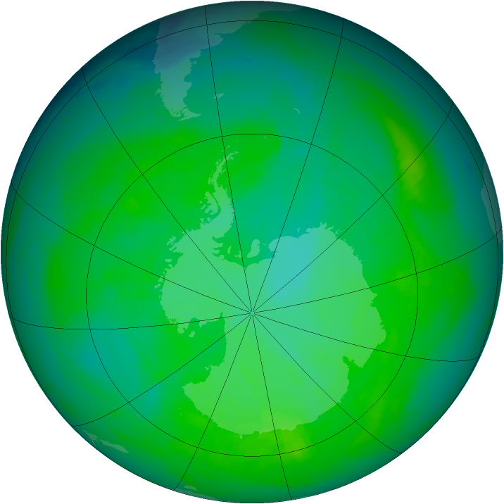 Ozone Map 1982-12-03